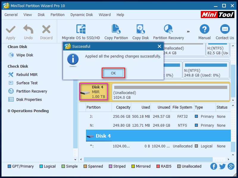 How to Initialize to MBR Disk | MiniTool Partition Wizard Tutorial