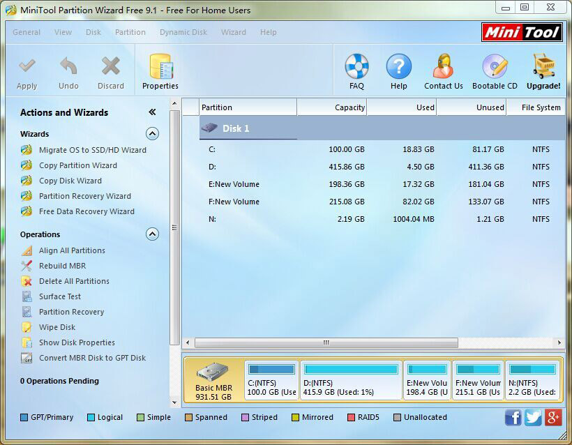 minitool partition wizard 9 free download