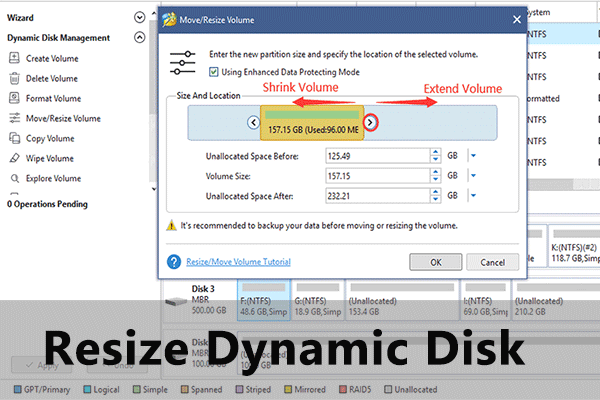 Dynamic Disk Management How To Resize Dynamic Disk Minitool Partition Wizard