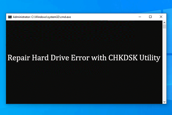 check disk health windows 10 cmd chkdsk