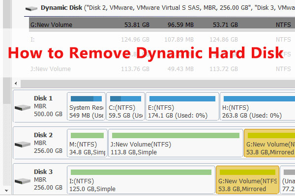 How to Remove Dynamic Hard Disk without Losing Important Data