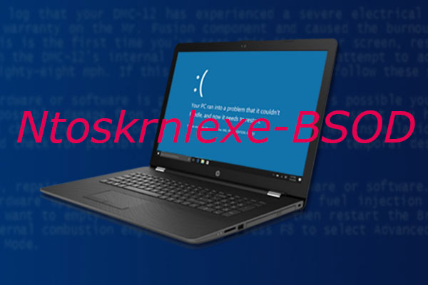 SOLVED]ntoskrnl.exe BSOD Blue Screen error - Driver Easy