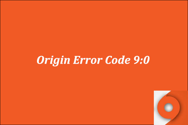 Origin Error Code 9 0