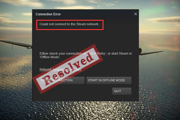 Could Not Connect To Steam Network Thumbnail 