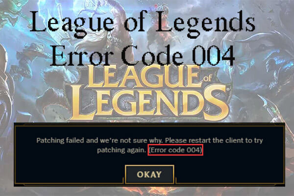 League Error Codes and Solutions – League of Legends Support