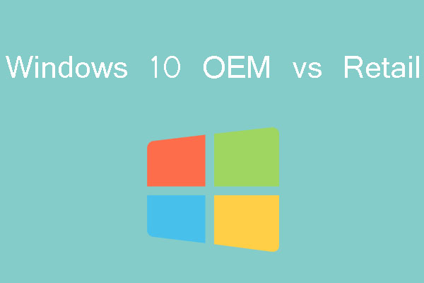 windows 10 pro oem vs retail key