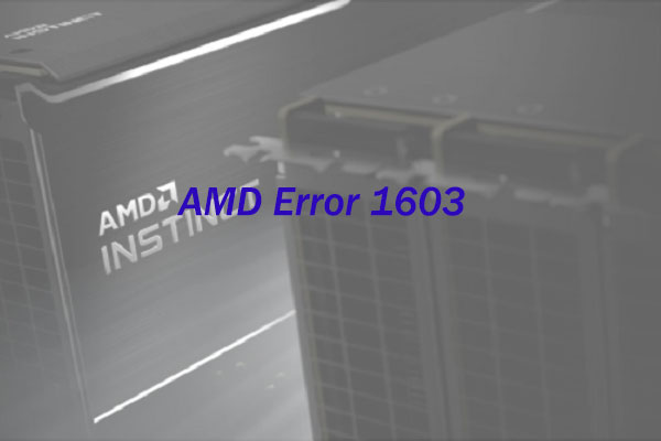 Amd 1603 2025