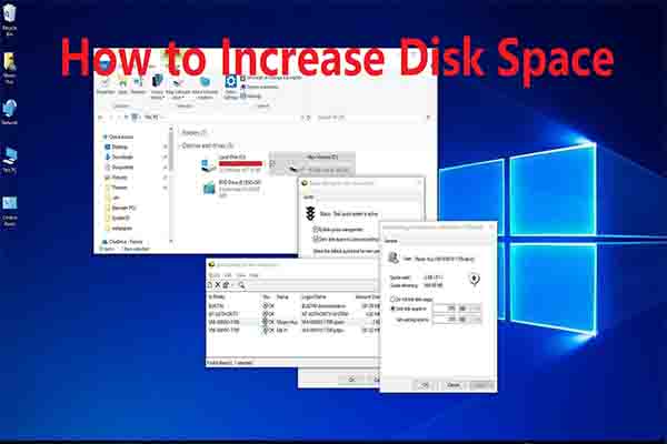 get more disk space on laptop