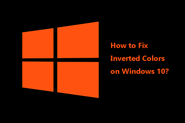 How to Invert or Change the Colors on a Windows Computer
