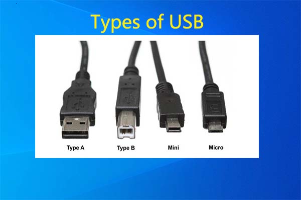 Learn Different Types of USB and the Method to Use It - MiniTool