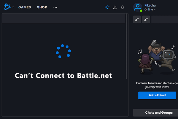 Battle.NET login error
