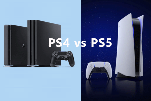 PS4 vs the Difference and Which One to Select - Partition Wizard