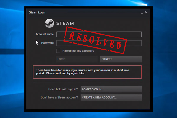 Can't link my steam account