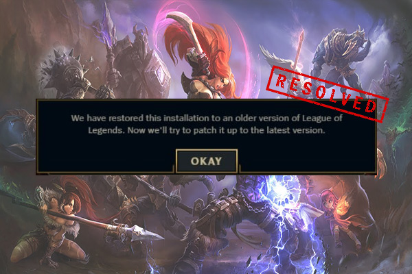How to Fix the League of Legends Can't Connect to Game Error - MiniTool  Partition Wizard