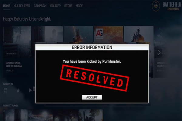 Fix: PunkBuster Getting Kicked Errors In Battlefield 4 PC (2023