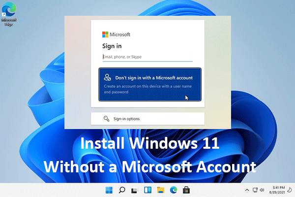 4 Tricks to Install Windows 11 without Microsoft Account