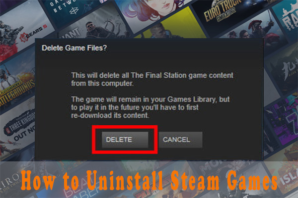 how to delete steam games from launchpad