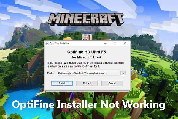 minecraft java edition minecraft optifine - Why would I be getting