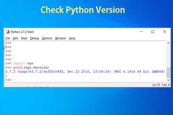 how to check python version mac