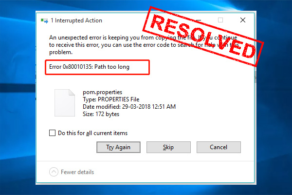 How to Fix the “Path Too Long” Error on Windows