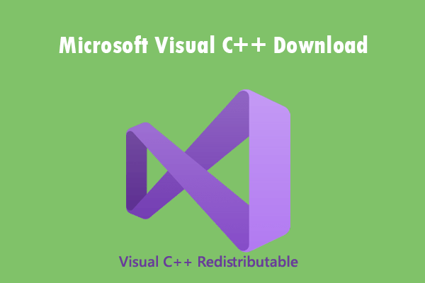 Free Microsoft Visual C++ Download and Install - MiniTool 
