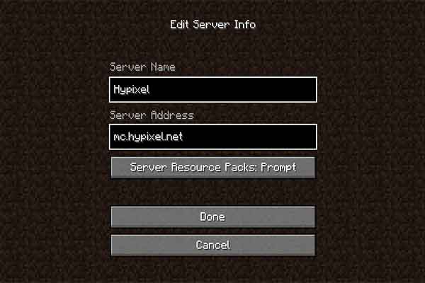 play minecraft bedwars on any server