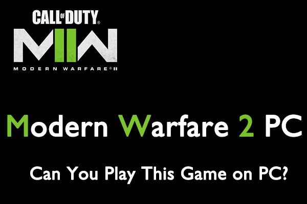 Call of Duty: Modern Warfare 2 - PC COD MW2 with manual. Clean