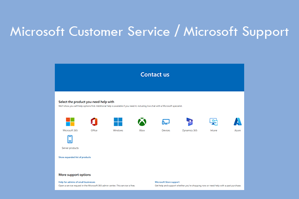 Contact Us - Microsoft Support