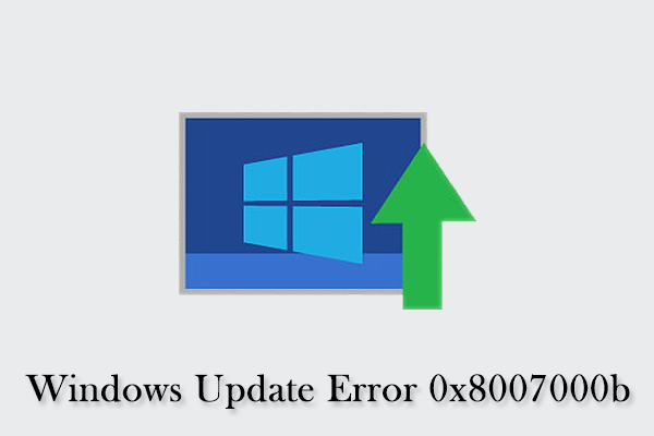 How To Repair Windows Update Error 0x8007000B [Full Guide] - MiniTool ...