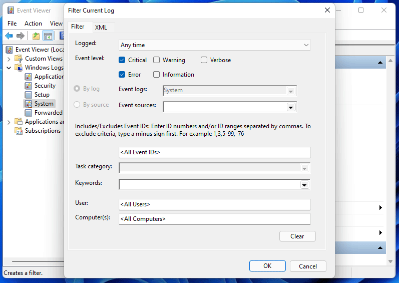 Windows Crash Log File Location at Julia Torres blog