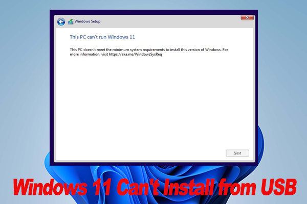 Solved] How to install and run Windows 11 on a USB flash drive?