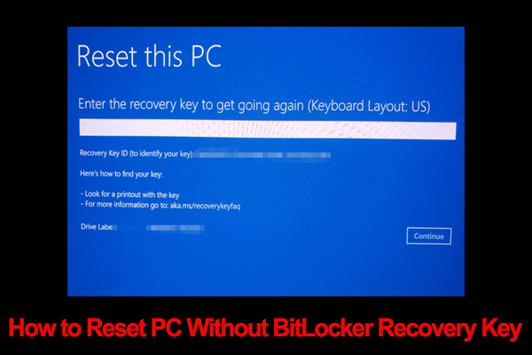 how-to-reset-pc-without-bitlocker-recovery-key-full-guide