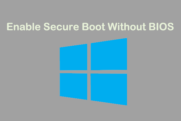 2 Ways How To Enable Secure Boot Without Going Into The Bios 8977