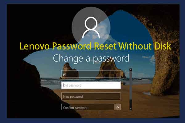 lenovo password reset without disk windows 11