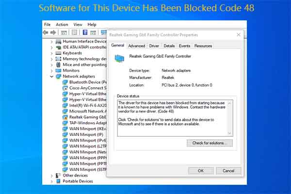 Error Code 48 in Device Manager: What Does It Mean & How to Fix