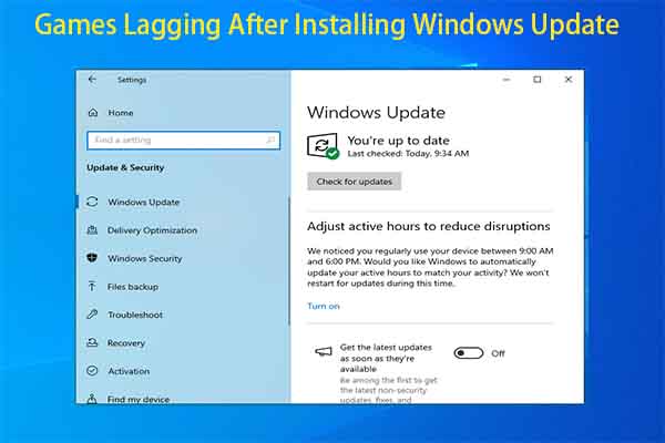 Fix Guide to Games on PC Lagging After Windows 11/10 Update