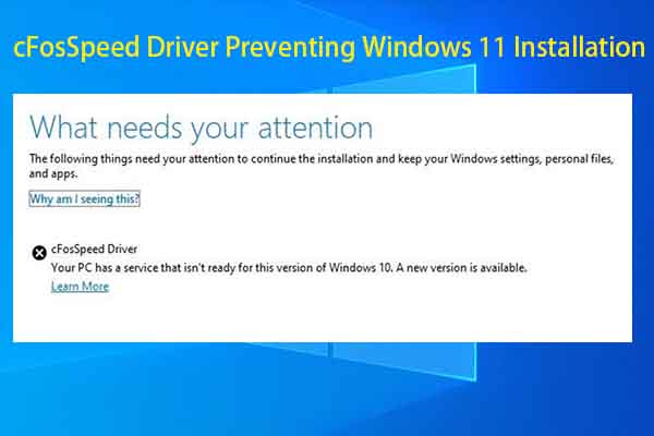 Can&rsquo;t Update to Windows 11 (cFosSpeed Driver)? Here&rsquo;s Guide