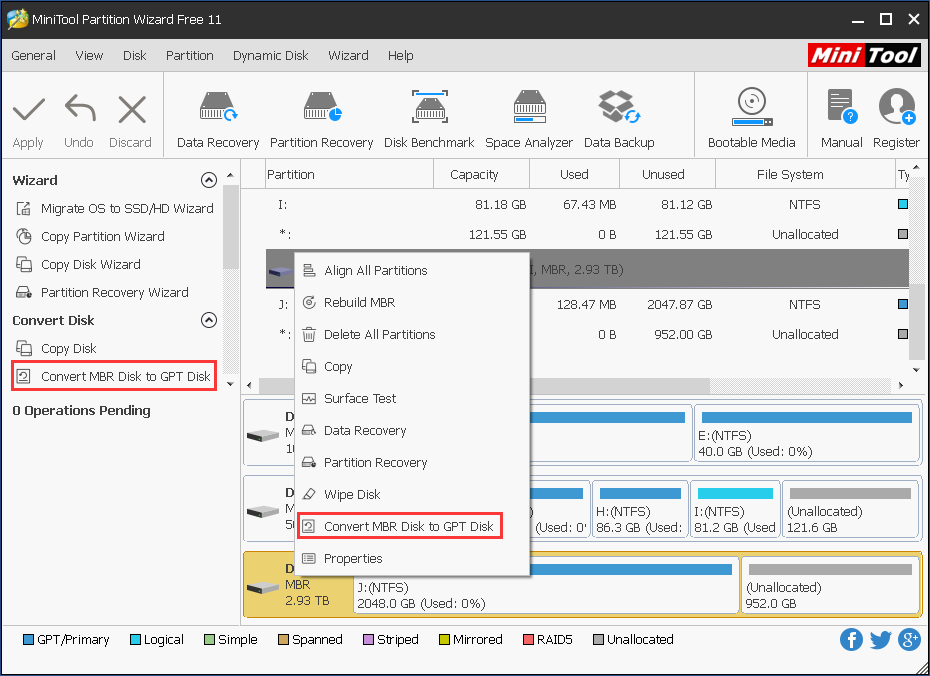 Minitool partition wizard 12