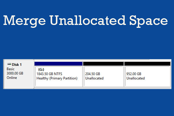  How To Merge Unallocated Space In Windows 10 For A Large Drive