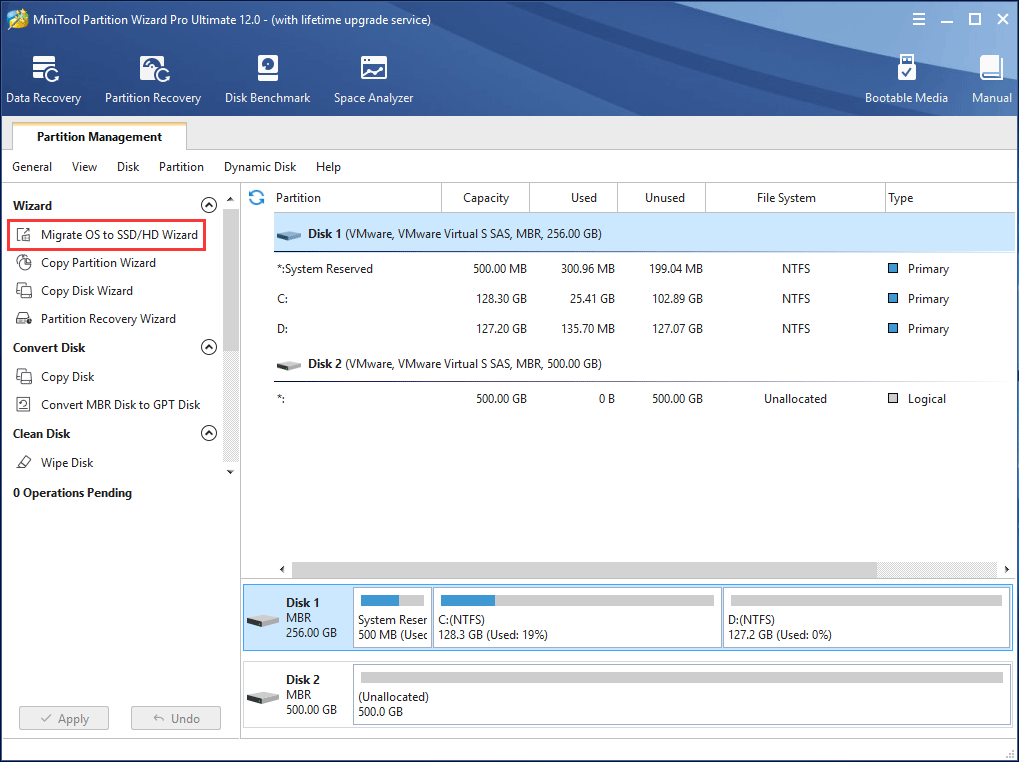 easeus migrate windows 10 to ssd