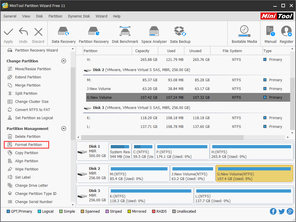 format partition