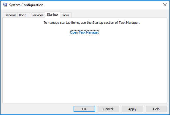 open task manager