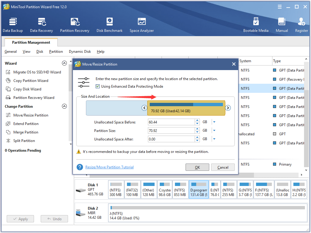 На выбранном диске находится mbr. MINITOOL Partition Wizard. MINITOOL Partition Wizard free. Windows resize Partition. MINITOOL Partition Wizard data Recovery.