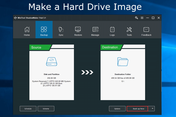 Hard Drive Software - Image a Hard Win10/8/7