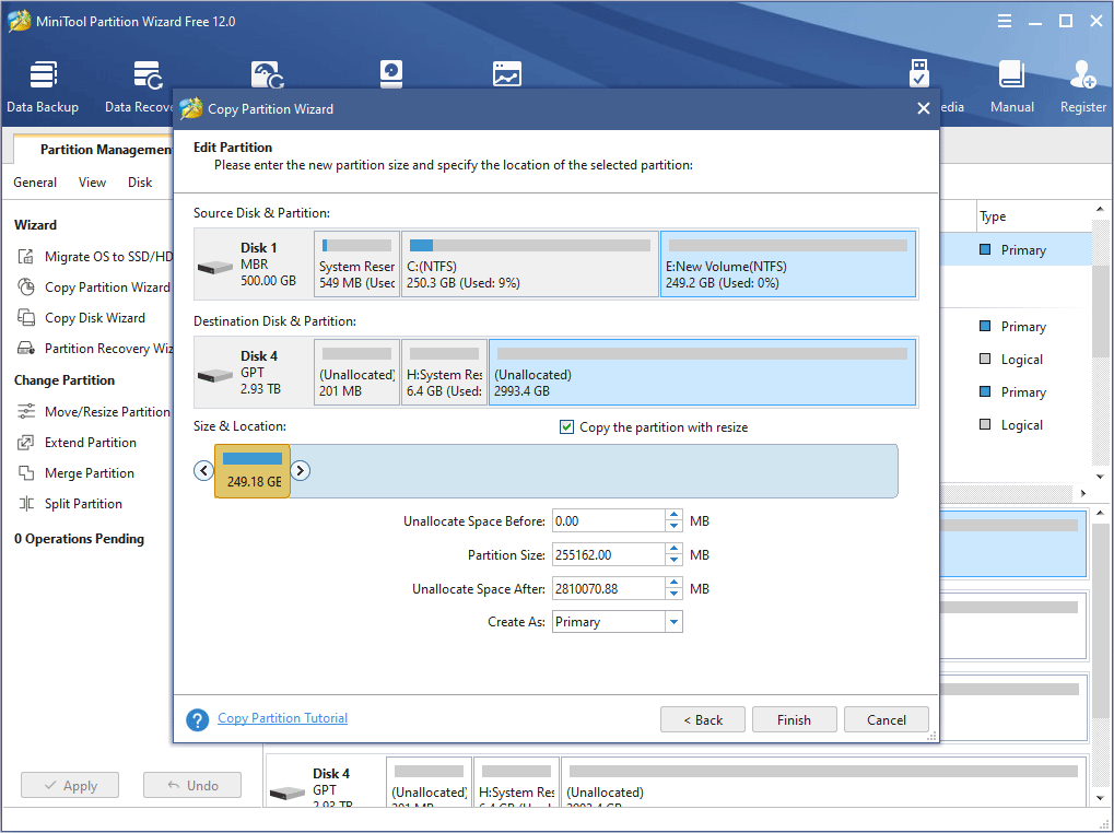 transfer files from ssd to hdd