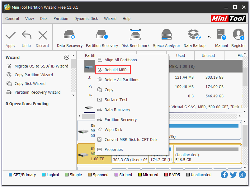 3 Steps Fix MBR on External Hard Drive (USB Drive) for Free - MiniTool Partition Wizard