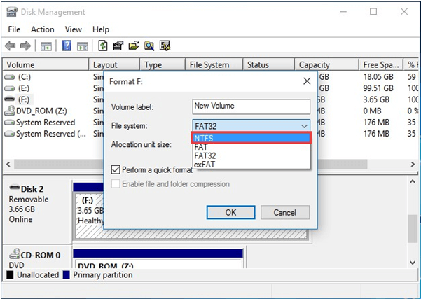 These Ways Helps Format USB to NTFS in Windows 10/8/7