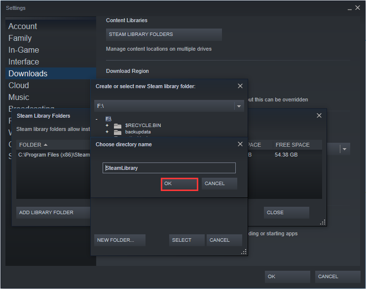 how to move all steam games to another drive