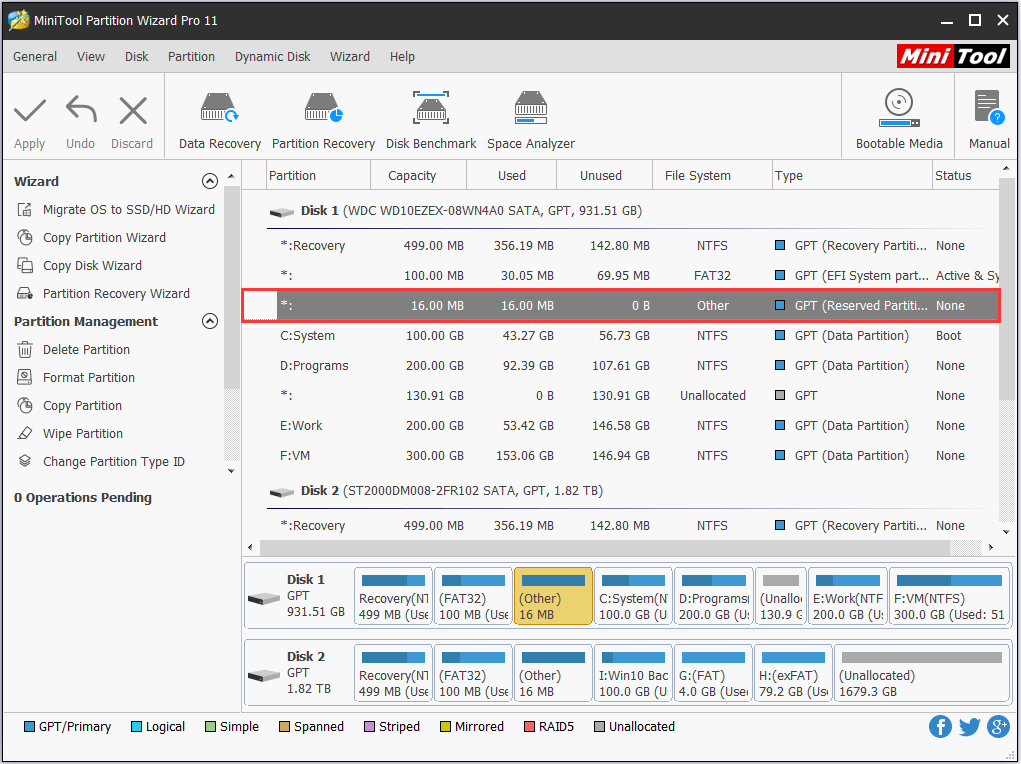 increase system reserved partition windows 10