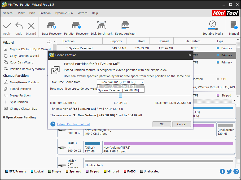 extend C drive